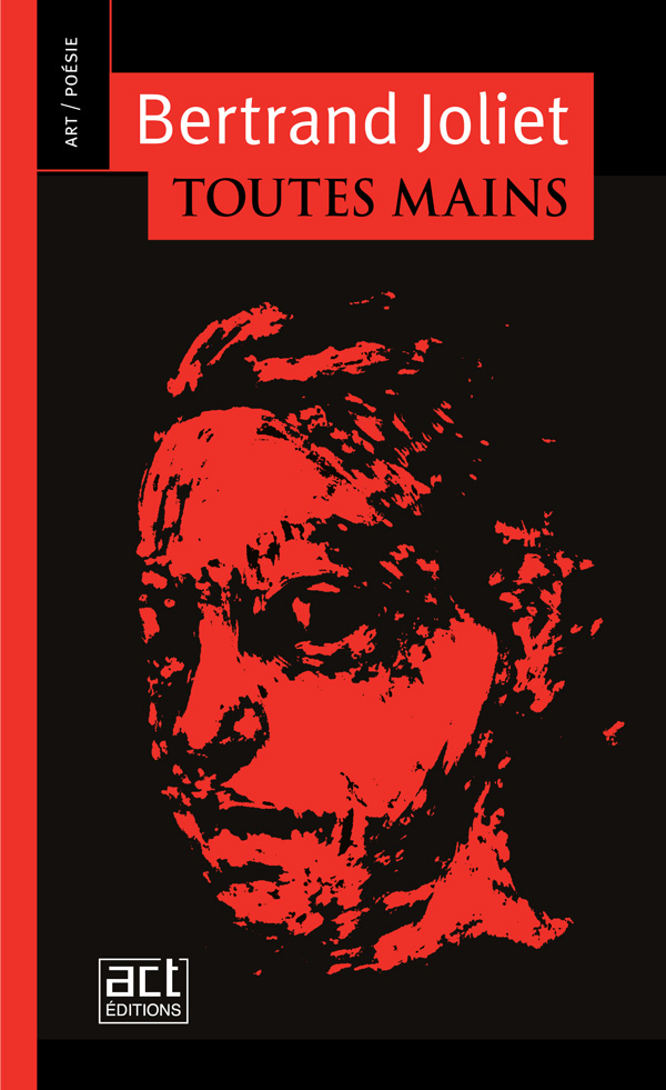 Couverture : une vignette noire en forme de t au milieu de la couverture rouge représente un buste de femme dont les bras sont coupés par le cadre, mais le dessin anticipant ce cadre, on a l'impression qu'elle est amputée des deux bras.